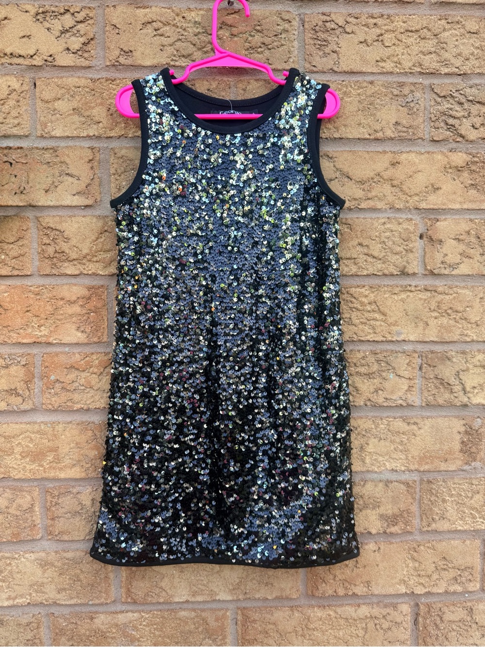 🌿2/$25 • George Black Sparkle Sequin Dress